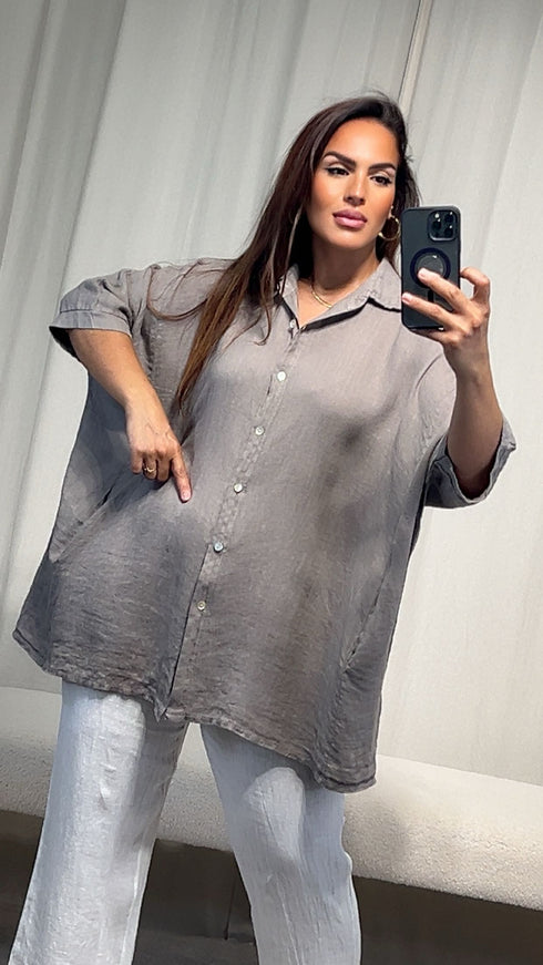 Chemise NILA lin oversize